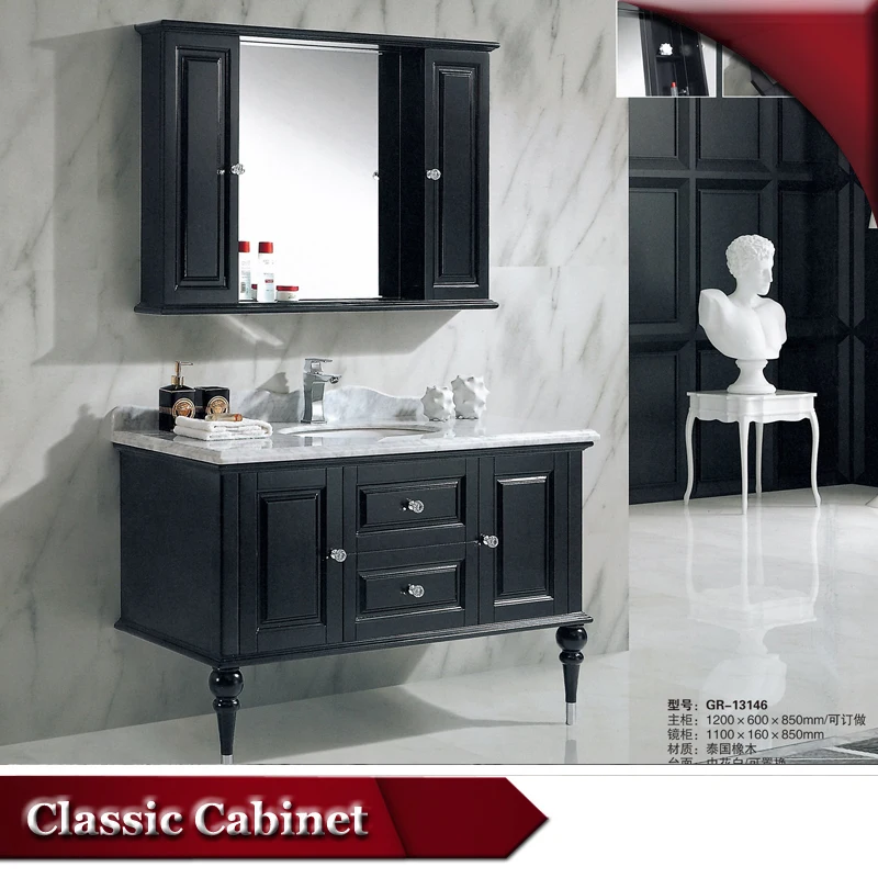 Hsg13146 Black Lacquer Bath Vanities/ French Provincial Vanity/ German
