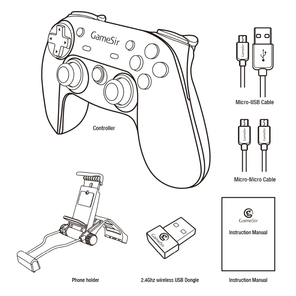 Как подключить джойстик wireless controller к пк Gamesir Коврик Геймпад Контроллер Bluetooth Для Android Смартфон Tablet Pc Tv Bo