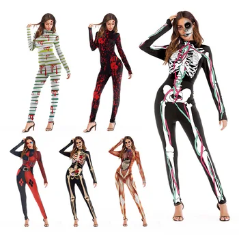 womens skeleton bodysuit