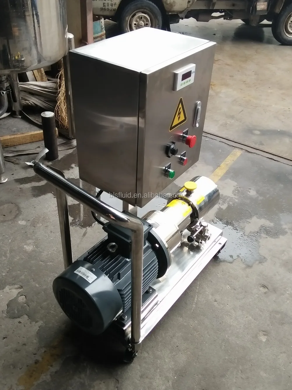 High Shear Inline Mixer Triple Stage Meat Emulsifying Machine Buy