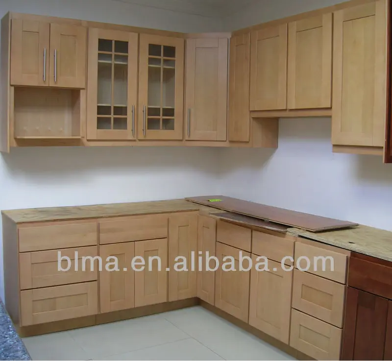 Red Birch Kitchen Cabinets Simple Designs Factory Shouguang Blma