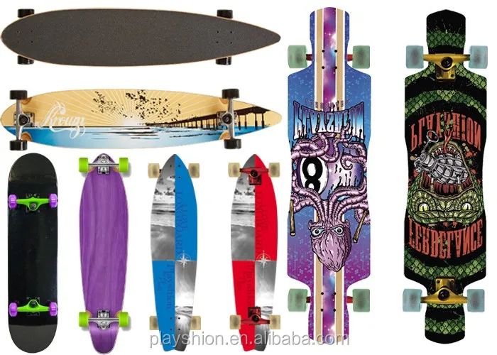 41" Professional Longboard Complete Cruiser Speed Skateboard Downhill