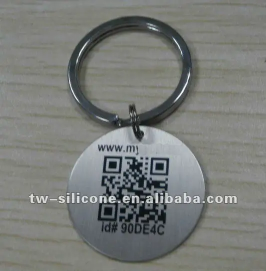 Pet QR code identification tag / pet products /QR barcode dog tag