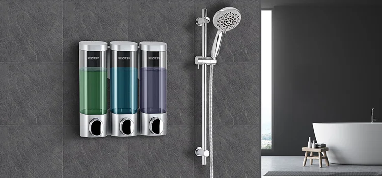 Stylish Manual Hotel Collection Liquid Soap Dispenser With Lock