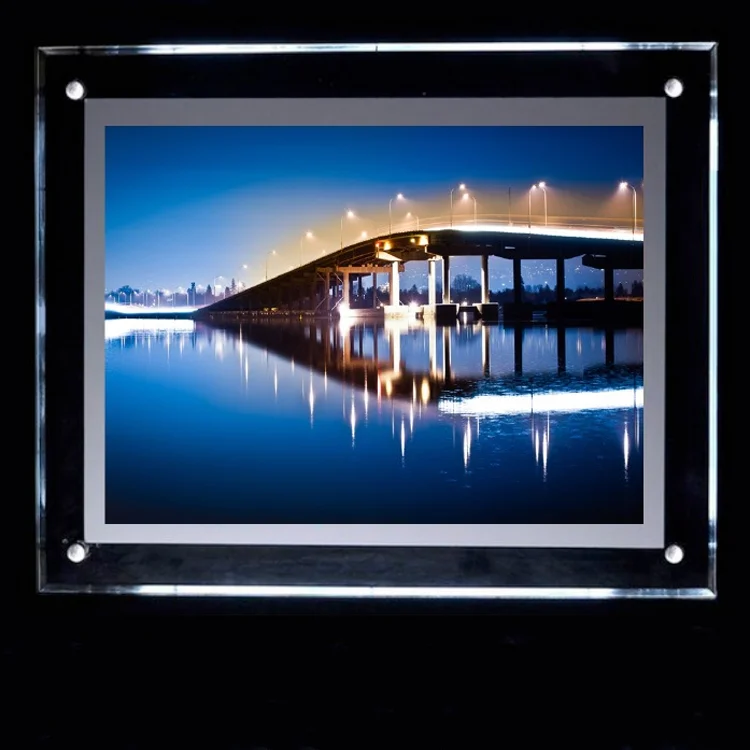 Custom manufacturer black home decorative 4x6 4x5 acrylic picture frame.png