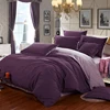 Pure color 100% microfiber fabric quilt sets comforter set duvet cover for hotel