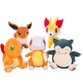 Pokemon go cartoons plush toys Pokemon dolls small flames Snorlax Eevee pull pull plush stuffed toys