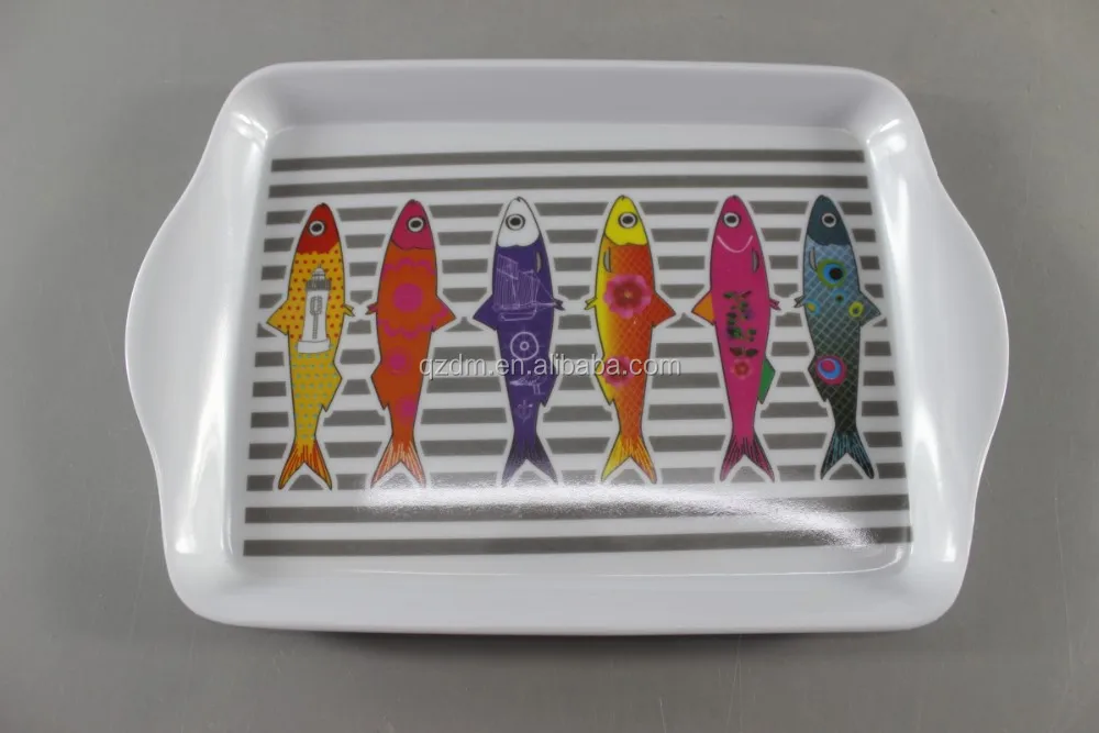 15x15cm Melamine small tray, Mealmine square tray