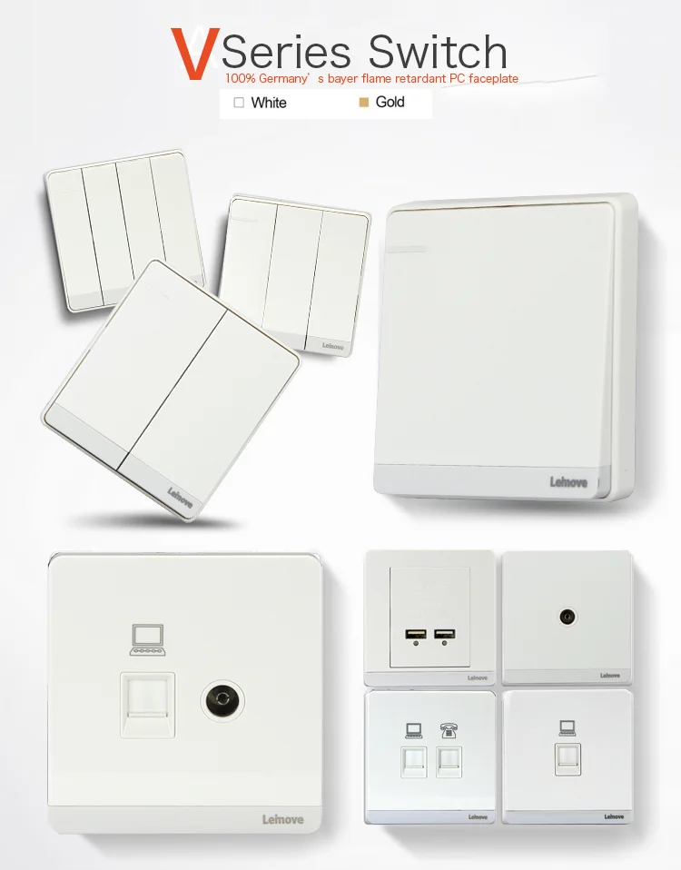 Leading manufacturing products New branded limit 86 series types 10a light wall electric switch
