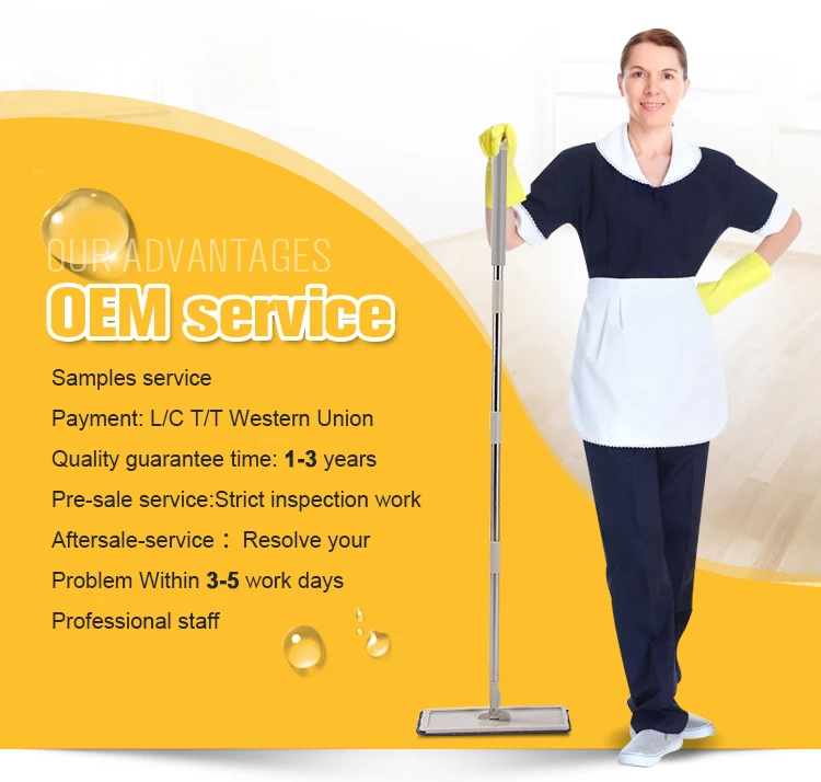 OEM Factory Supplying Dutch Bucket for Hand-free Flat Mop Magic Mop Bucket Floor Cleaning with 2 Microfibre Cloths_11.jpg