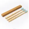 [MOQ200 Quick Deal] Trial Order Fashion Style Rectangular Bamboo Toothbrush
