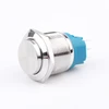 Stainless steel Self-locking waterproof High head 3 pin push button switch 22mm