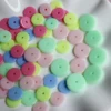 12/14/16MM Acrylic Plastic Disc Beads Flat Round Coin Shape Beads Loose Beads For Jewelry Making