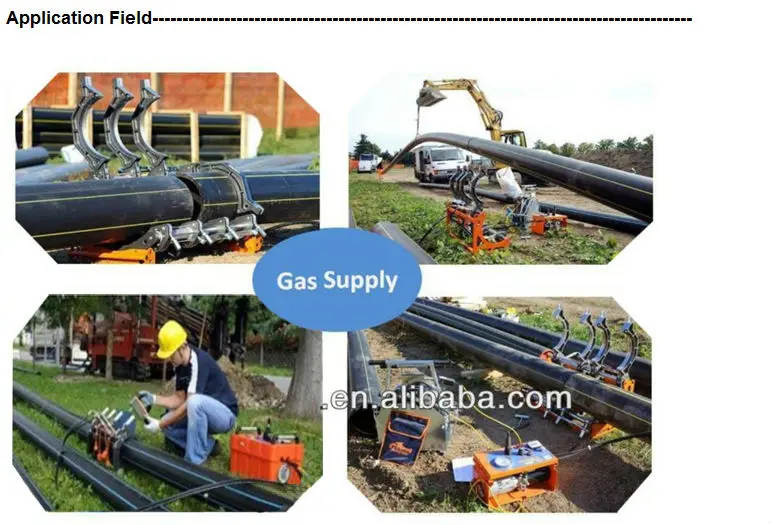 Black Color Polyethylene Underground Gas Pipe With Yellow Strip Buy