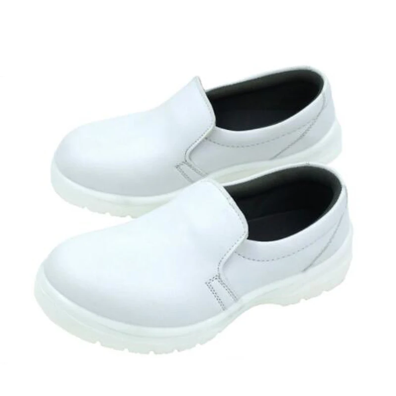 Wholesale Genuine Leather Slip On Esd Safety Shoes,White Color Chef ...