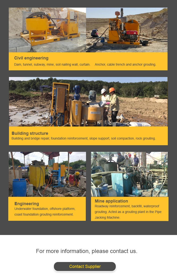 grout inject station