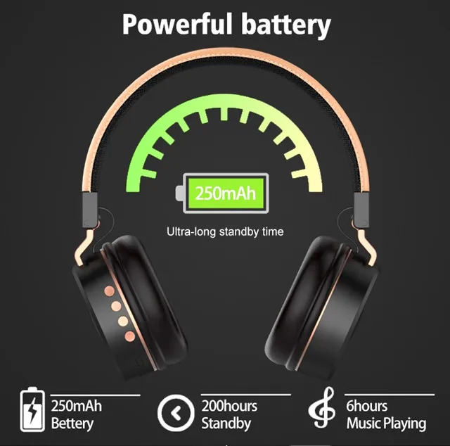 New Style Wireless Headband Headphone With Cushion For Phone,Headband