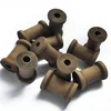 2019 New style unfinished industrial empty dark color wooden thread Spool
