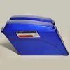TCMT For Harley Saddlebag XF111508-L Blue Hard Saddle bags Trunk W/ Lid Latch Key Fit For Harley Touring DYNA 94-13