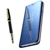 New Design Luxury Shockproof electroplating intelligence Back Cover With mirror flip table for Apple iPhone 7 iphone X Case