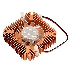 Funnytoday365 Professional Extend Vga Cpu Life And Reliable 55Mm Cpu Cooler Cooling Fan For Cpu Vga Video Card Bronze Mini