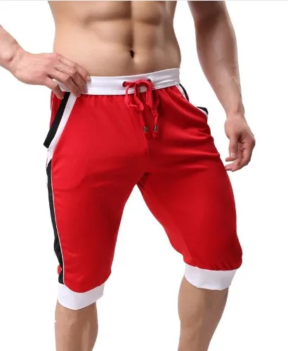 mens cotton yoga shorts