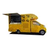 Best-selling Popular Ice cream Food Vending Trailer Luxury Fuel Type 4 Wheels 3 Doors Mobile Gasoline fast Food Truck