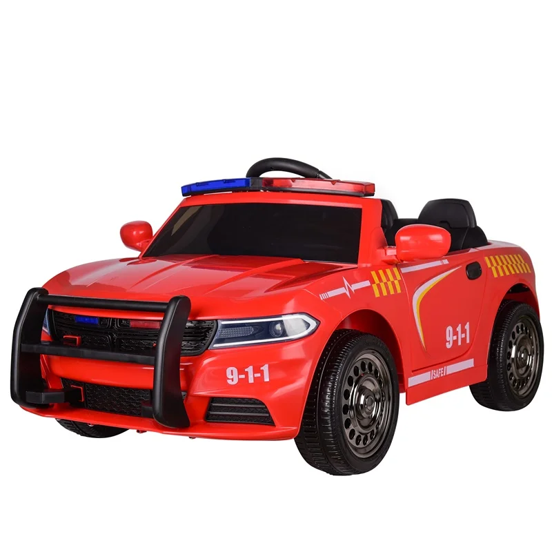 battery powered red police light