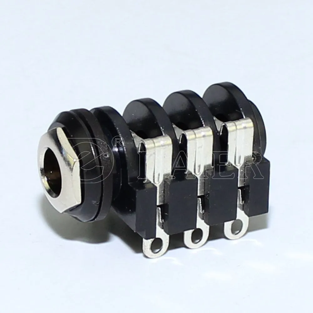 4pin Audio Jack Pcb Panel Mount 1/4" 6.35mm Stereo Phone Jack Buy 6