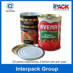 package empty food cans