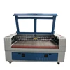 automatic feed CO2 Laser 90 Watt Fabric leather plastic 2 heads Laser cutting machine