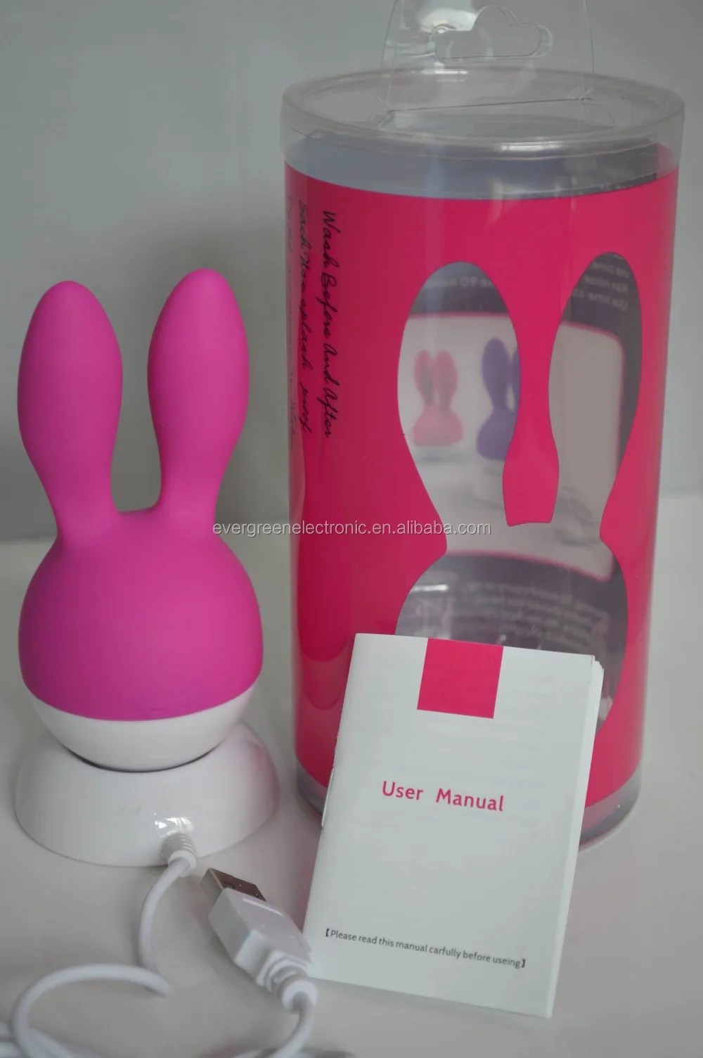 10 Speed Waterproof Silicone Cute Rabbit Vibrator Personal Sex Vibrator 