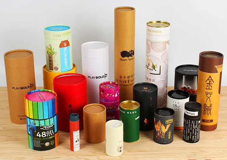 Wholesale Upgrade Creative Round Kraft Paper Tube With Pvc Window Buy