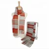 promotion Women Fashion checked Wool acrylic polyester cotton blending Scarf and shawl
