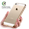 Flexible ultra thin plating case for iPhone 5 factory production phone electroplated shell housing