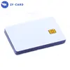 CR80 Credit card size AT88SC153 blank security ic cards for entrance software