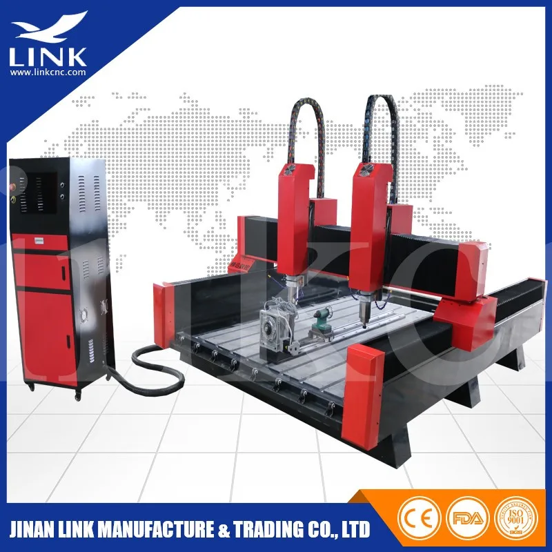 1300*2500mm size low cost cnc stone engraving machine / link 1325 stone carving cnc router / stone machine