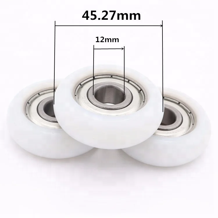 6201zz Round Nylon Ball Bearing Roller Wheels For Furniture Buy