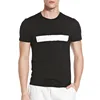 Clothing Manufacturing Companies Wholesale Blank Black Men's T-shirt 100%Cotton Slim Fit Short Sleeve Men's T-shirt