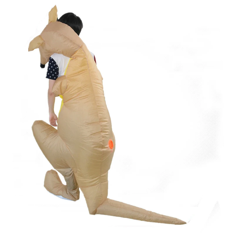 Hot Sale Easy Wear Halloween Mascot Inflatable Kangaroo Costume For