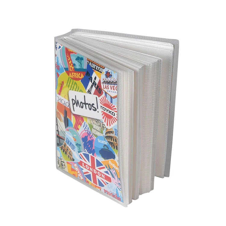 Custom Colored Pattern 60 Clear Sheets Inner Pages 120 Pockets Pp