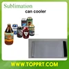 Custom Logo Printed sublimation Neoprene Insulated beer bottle tube Can coolers