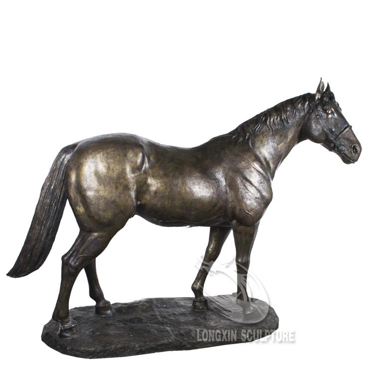 antique brass horse statues for sale