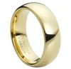Factory wholesale cheap price classical design gold plating blank 8mm mens tungsten carbide wedding rings for couples