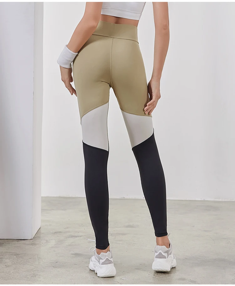 patchwork yoga pants