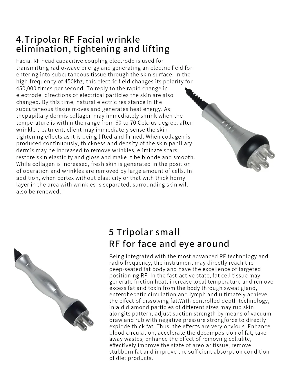 PSKY 5 In 1 Ultrasonic Cavitation RF Lipocavitation Slimming Machine