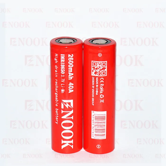 18650 Globe Battery Enook 18650 2600mah 40a Lithium Battery - Buy 8650 ...