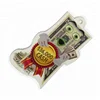 Custom Shape UV Printed US Dollar Bill PVC Keychain Manufacturer