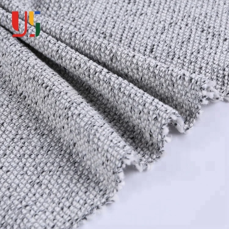 China Supplier Twill Gray Yarn Dyed Terry Cloth Hacci Knit Fabric For ...