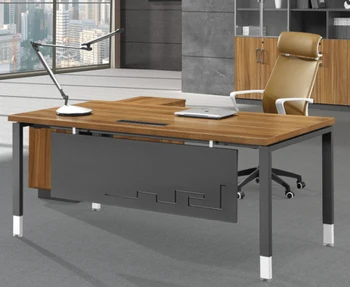 Office Desk Wooden Melamine Surface Office Furniture Desk Modern